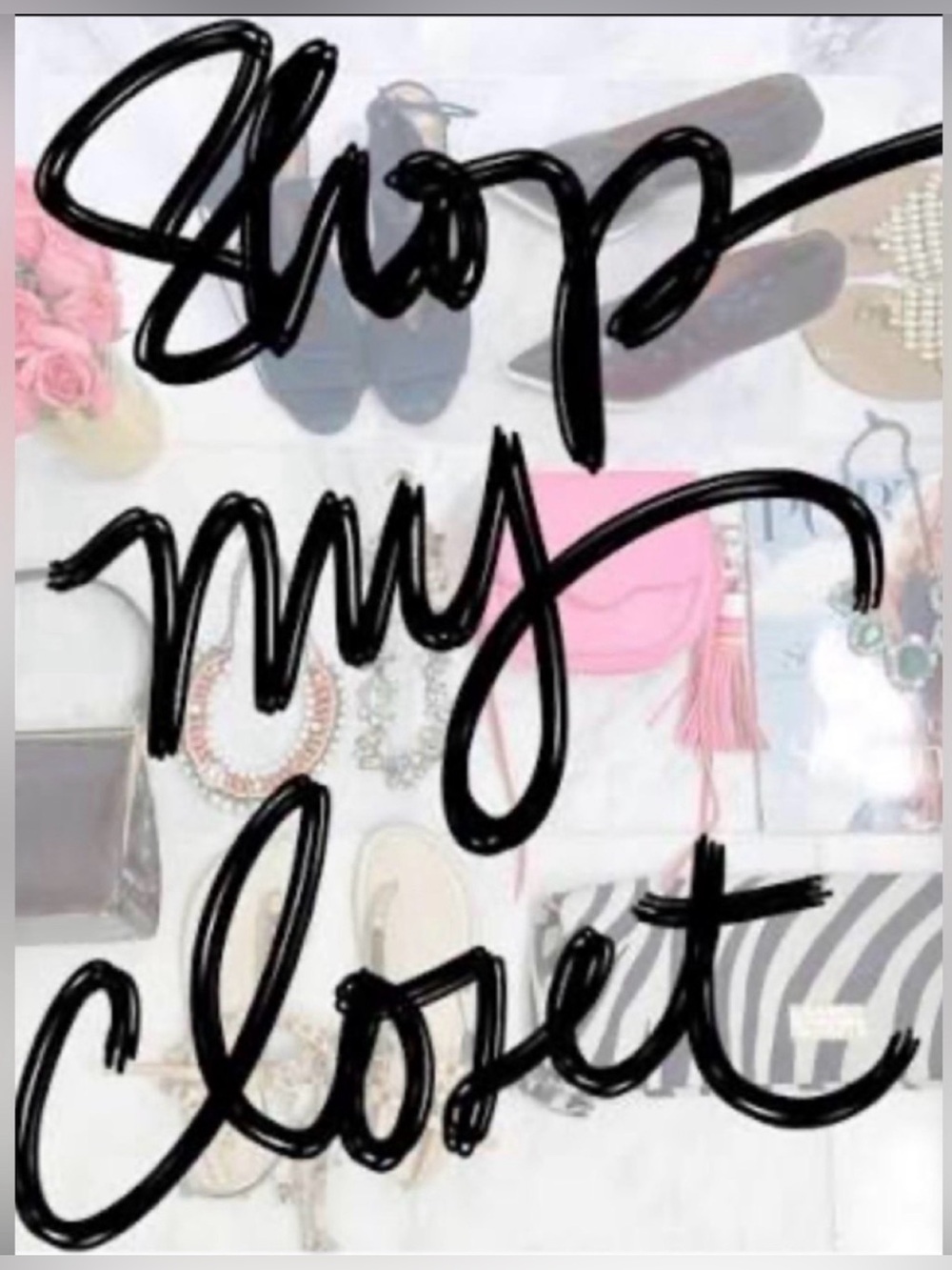 Shop My Closet Graphic Image Print